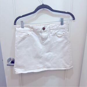 J.Crew White Mini Skirt Size 26